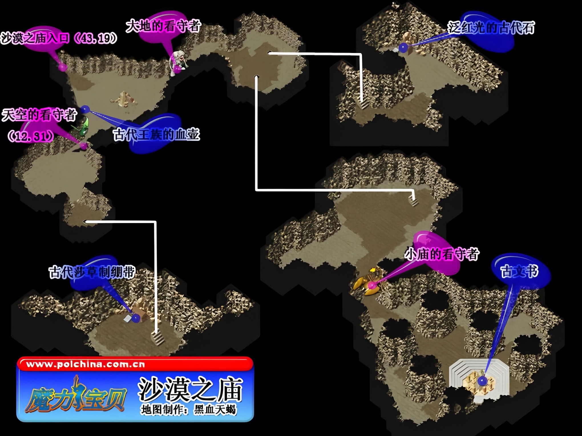 沙漠之庙行走路线