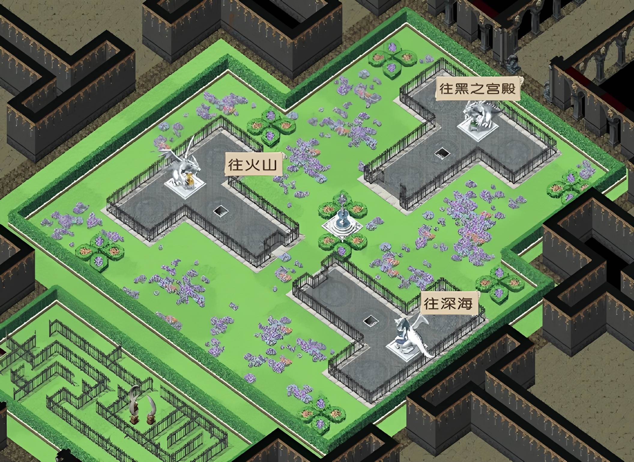 中庭示意图