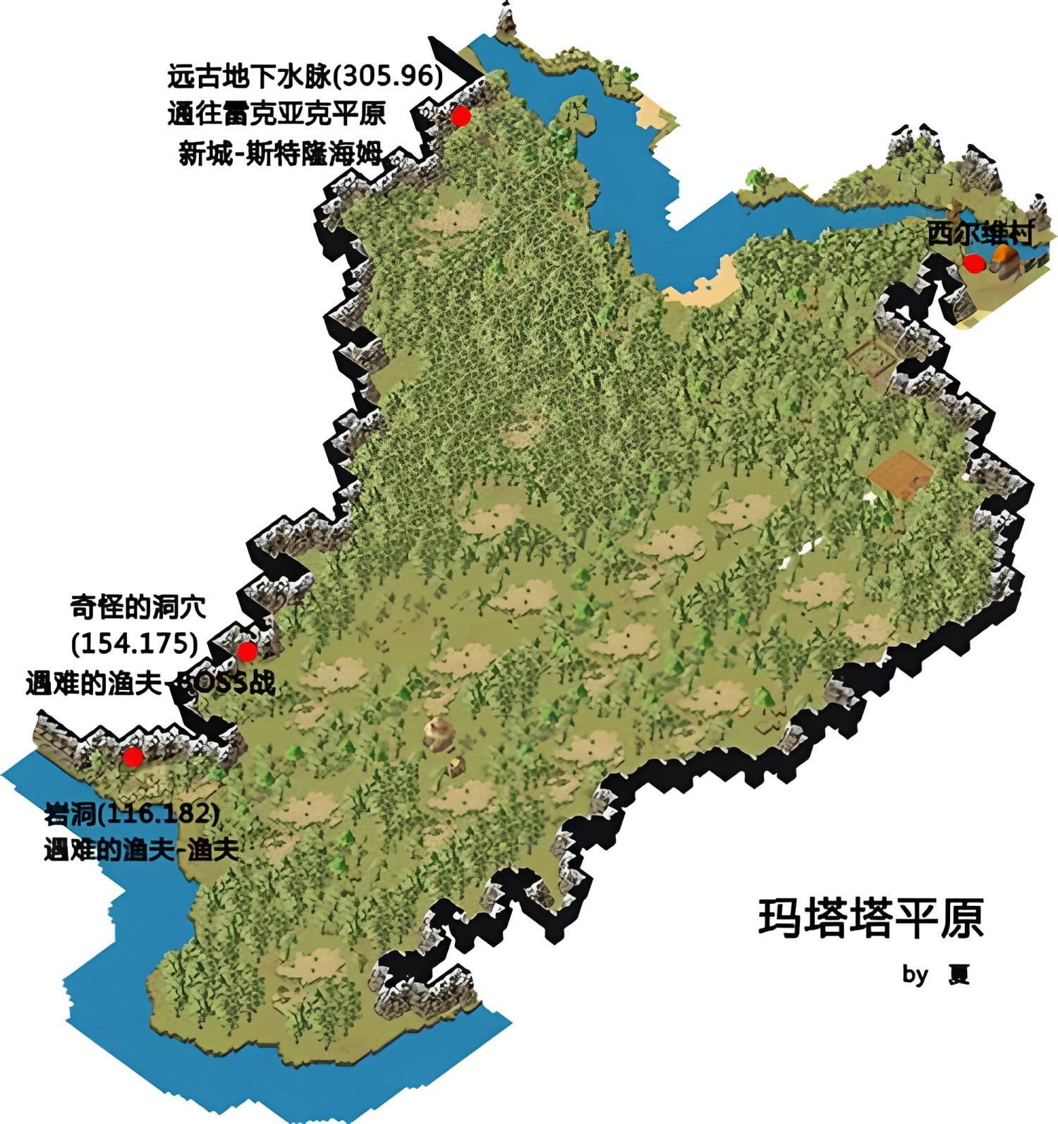 玛塔塔平原地图